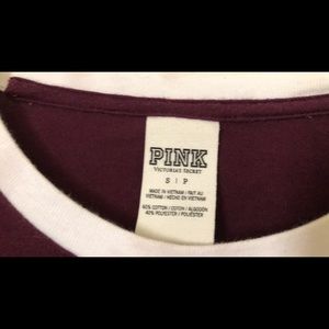 PINK Victoria's Secret Tops - Pink long sleeve Maroon shirt PINK Victoria's Secret Tops - Pink long sleeve Maroon shirt